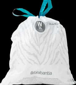 Brabantia PerfectFit roskapussit W 5L 20pss white