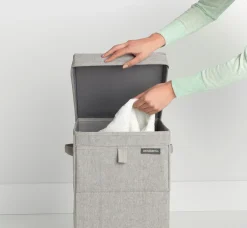 Brabantia pinottava pyykkikori 35L grey