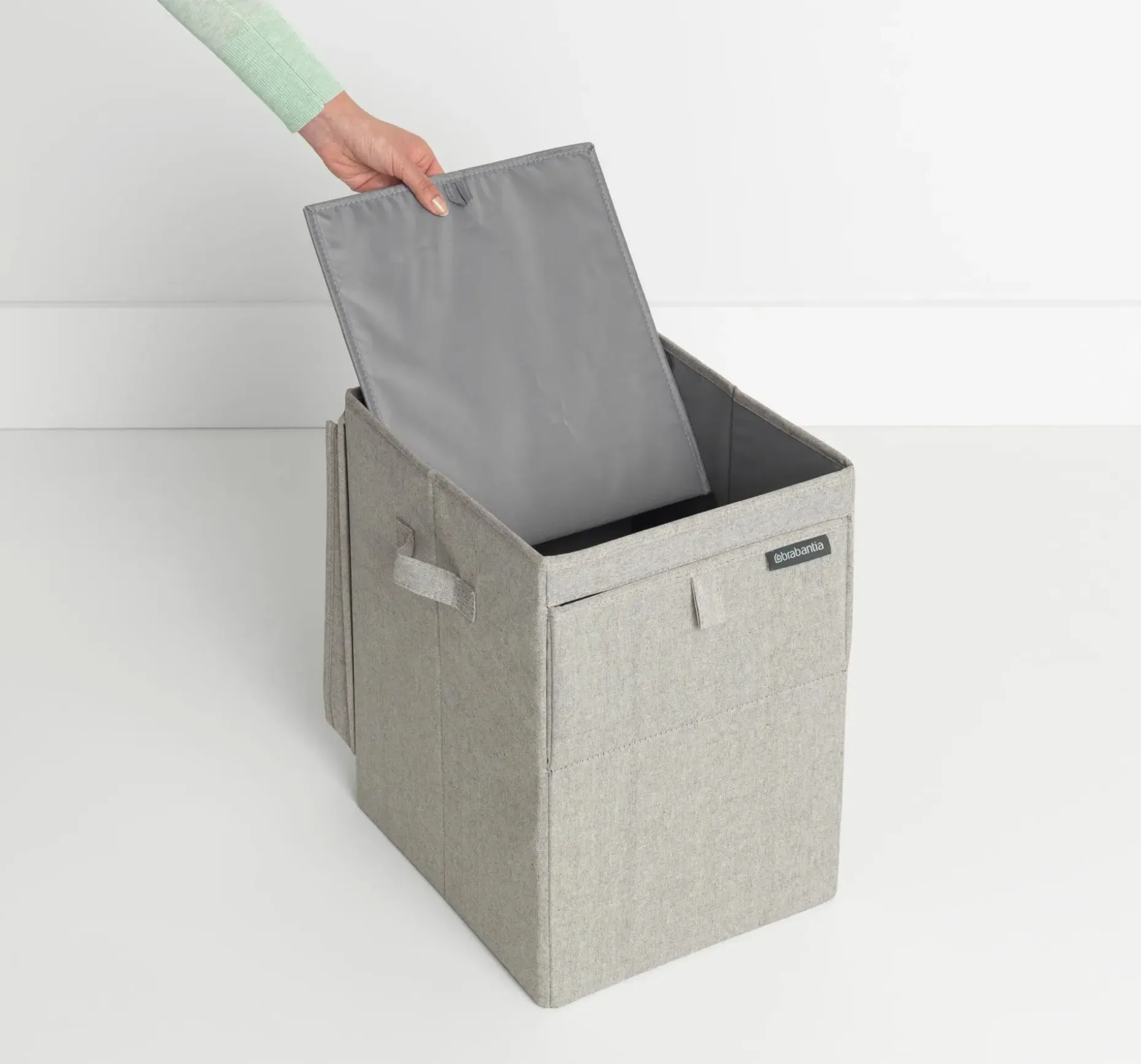 Brabantia pinottava pyykkikori 35L grey