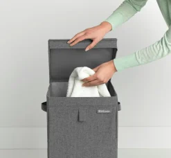 Brabantia pinottava pyykkikori 35L pepper black
