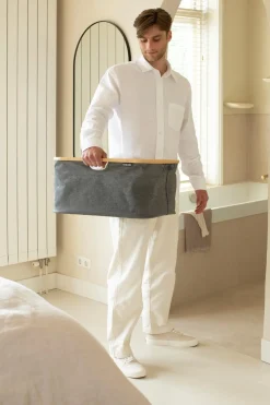 Brabantia pyykkikori kokoontaittuva 40L pepper black