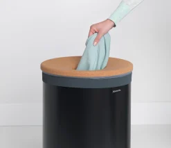 Brabantia pyykkikori korkkikansi 60L matt black