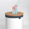 Brabantia pyykkikori 60L korkkikansi white