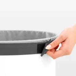 Brabantia pyykkikori 60L korkkikansi white