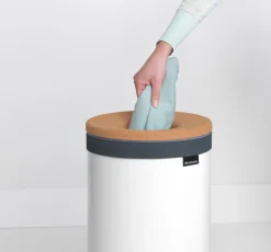 Brabantia pyykkikori 35L korkkikansi white