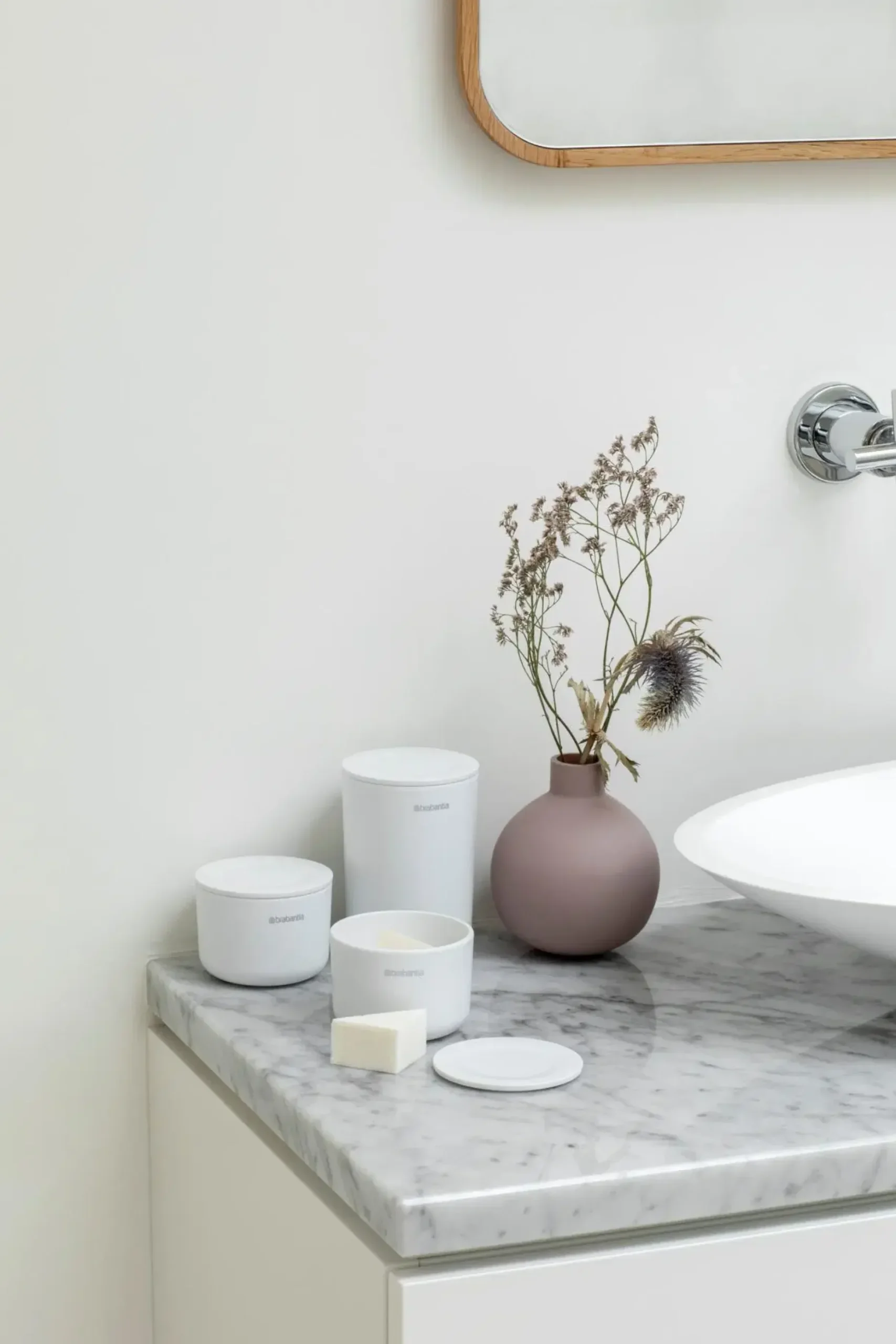 Brabantia ReNew säilytyspurkit 3 kpl white