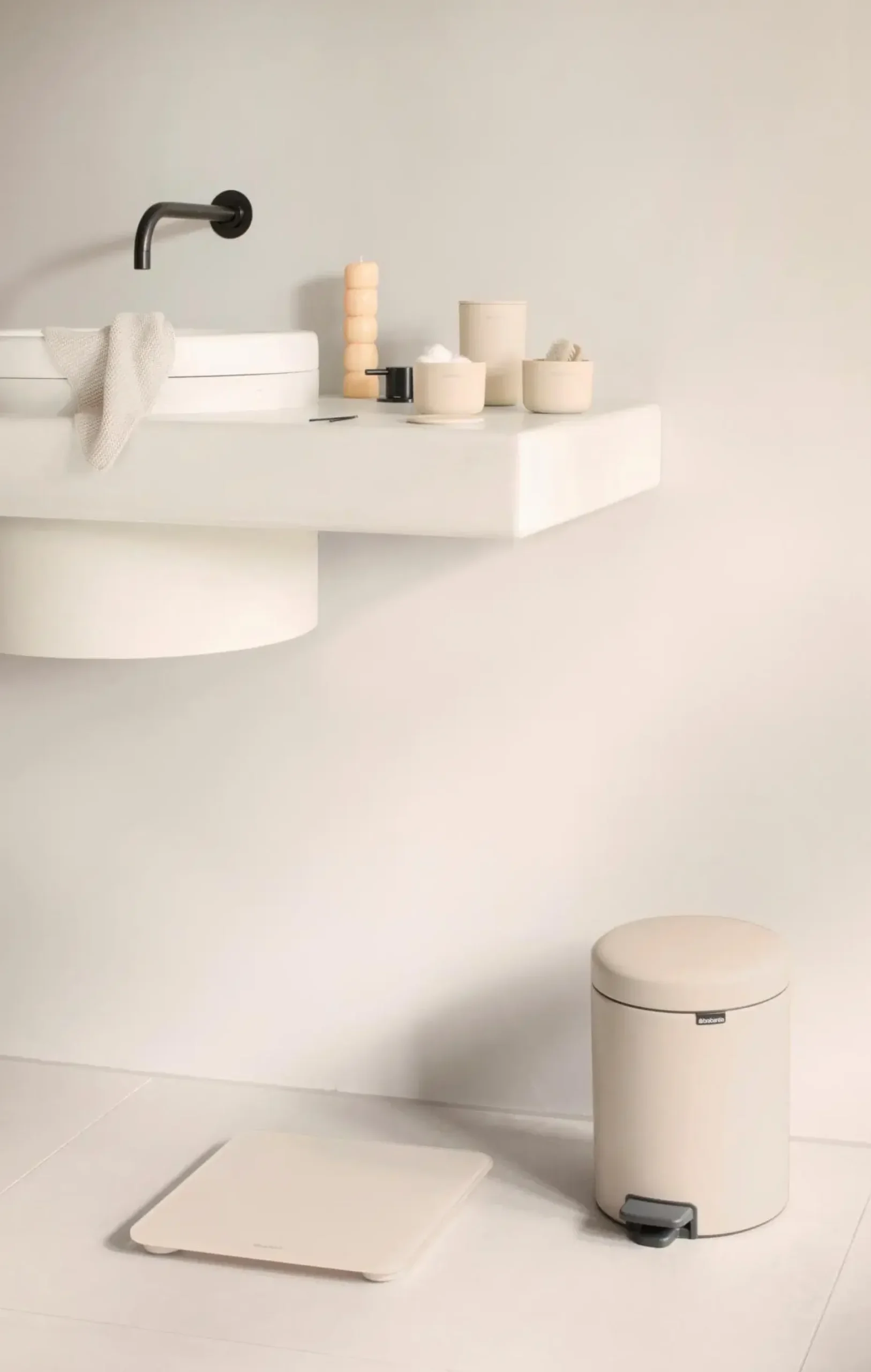Brabantia ReNew säilytyspurkit 3 kpl soft beige
