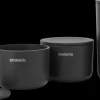 Brabantia ReNew säilytyspurkit 3 kpl dark grey