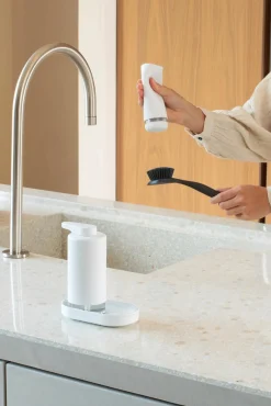 Brabantia SinkStyle saippua-annostelijasetti mineral fresh white