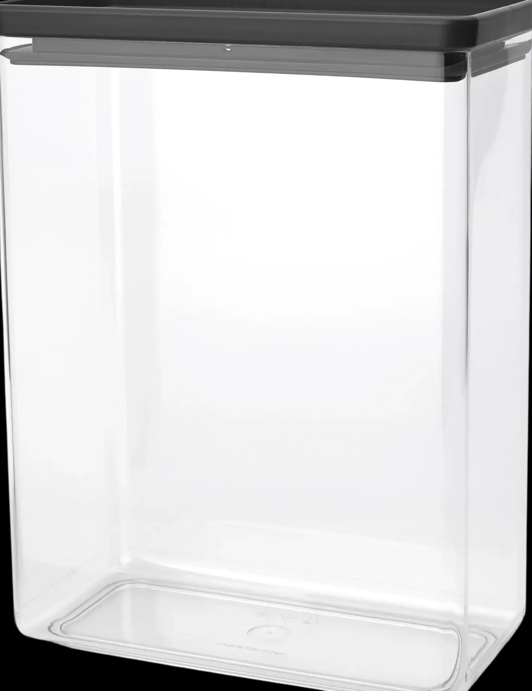 Brabantia Tasty+ pinottava säilytyspurkki 5,4L dark grey