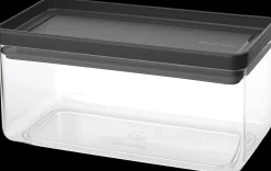 Brabantia Tasty+ pinottava säilytyspurkki 1,5L dark grey