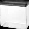 Brabantia Tasty+ pinottava säilytyspurkki 3,5L dark grey