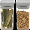 Brabantia Tasty+ pinottava säilytyspurkki 2 kpl light grey