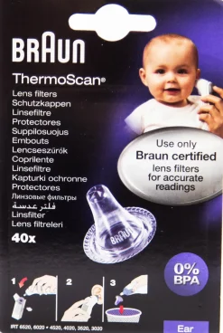 Braun suppilosuojus korvakuumemittariin LF40EULA01 40 kpl