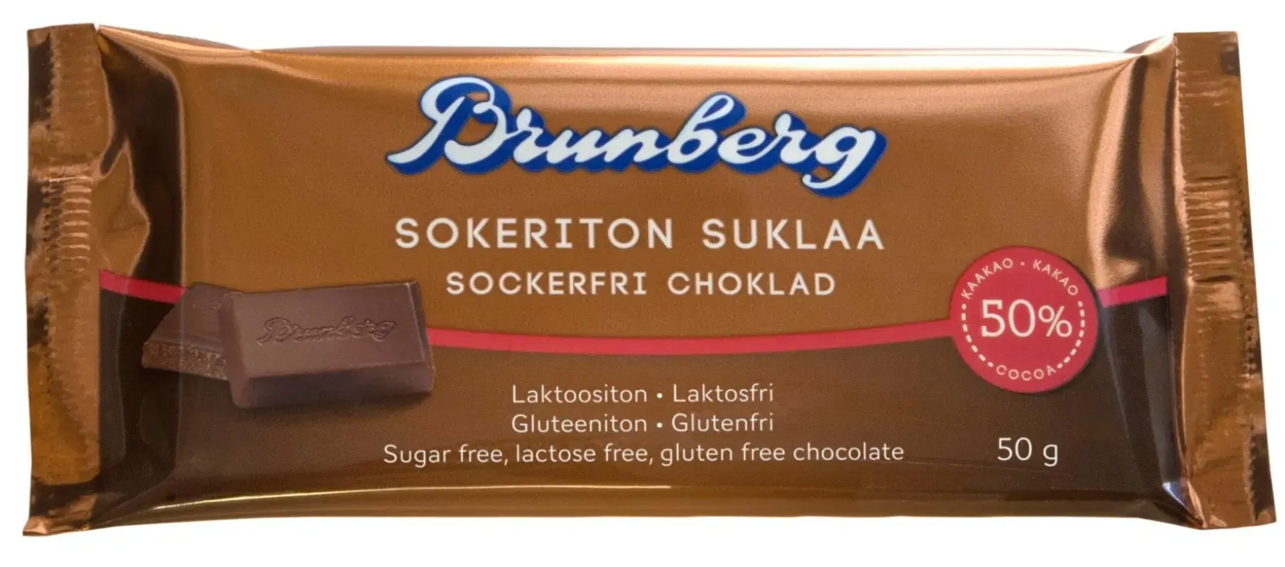 Brunberg Sokeriton suklaa 50g
