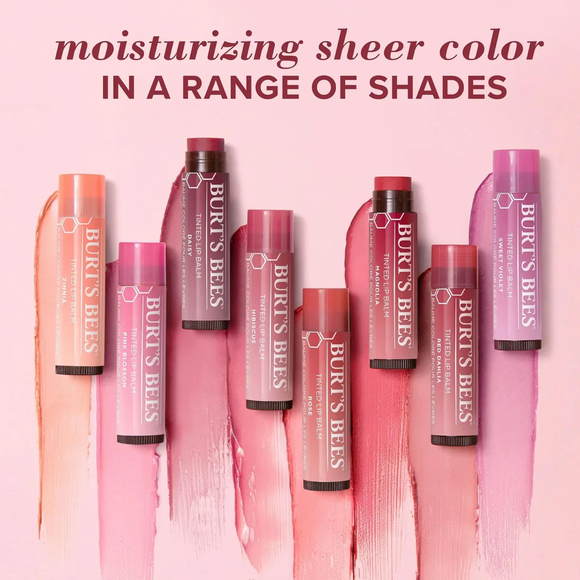 Burt's Bees Tinted Lip Balm Pink Blossom värillinen huulirasva 4,25 g
