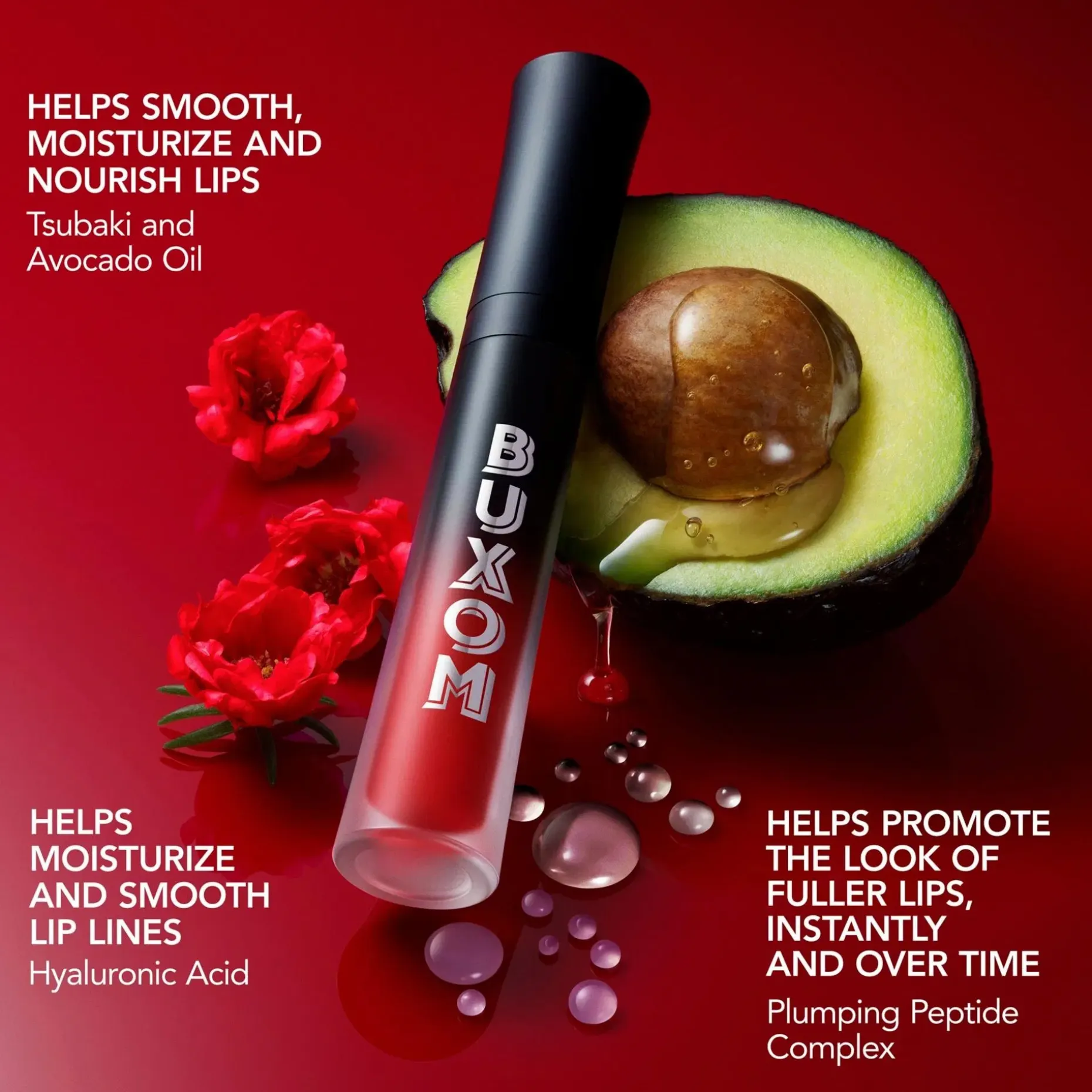 BUXOM Full On Plumping Lipstick mattahuulipuna 3,5ml