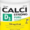 Calci Strong + D3 puru 120 tabl., kalsium-D3-vitamiinipurutabletti, Vitabalans