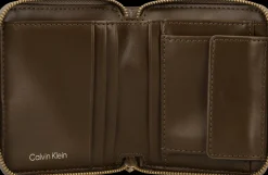 Calvin Klein Emblem aop vetoketjulompakko