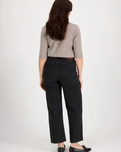 Calvin Klein Jeans barrel jean ck essential black farkut