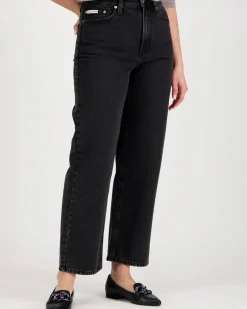 Calvin Klein Jeans barrel jean ck essential black farkut