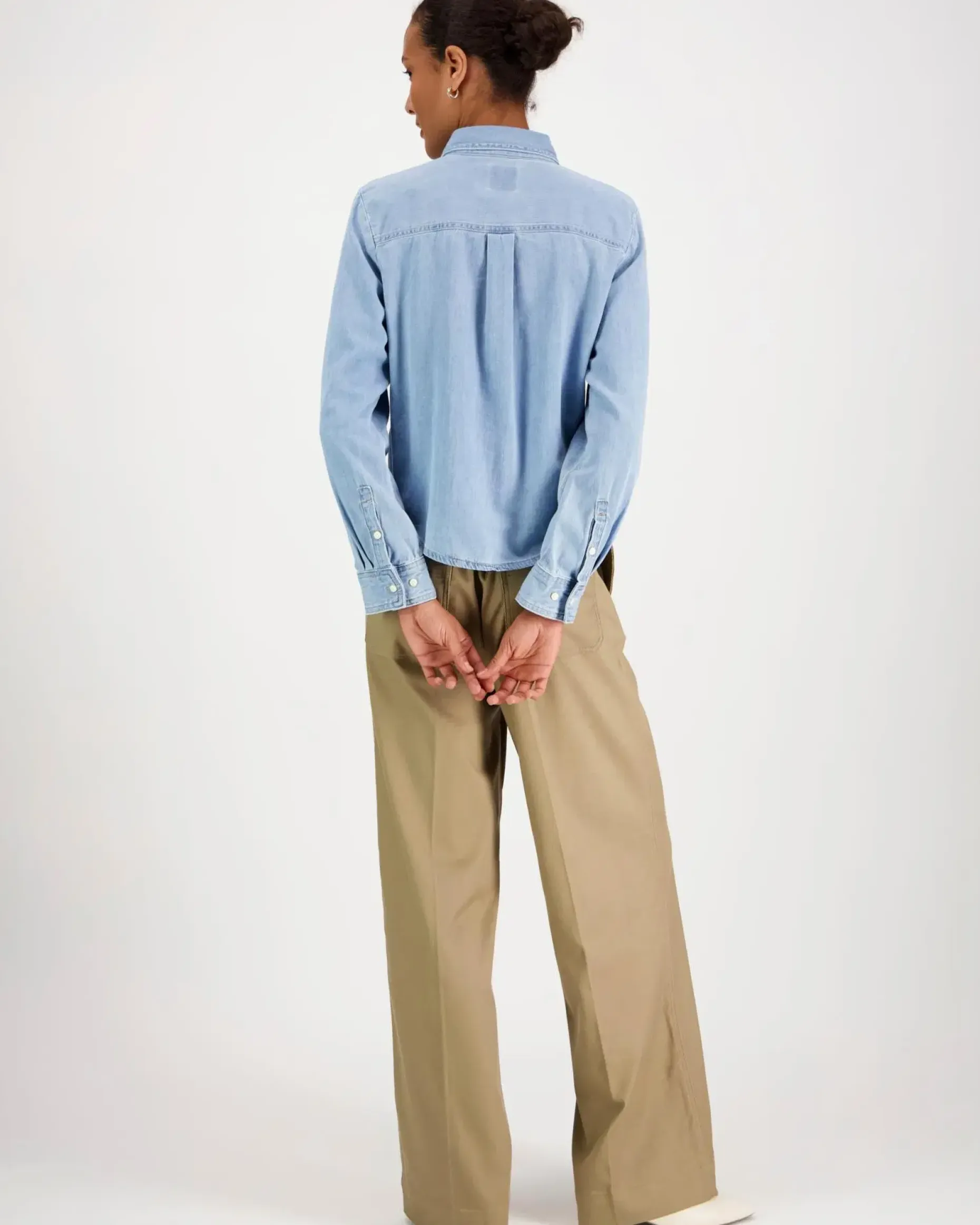 Calvin Klein Jeans Cropped brighton blue paita