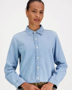 Calvin Klein Jeans Cropped brighton blue paita