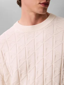 Calvin Klein Jeans Ls easy aop cotton crewnk neule
