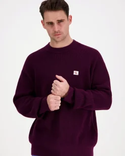 Calvin Klein Jeans Ls ez cotton waffle crwnk neule