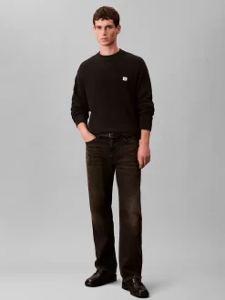 Calvin Klein Jeans Ls ez cotton waffle crwnk neule