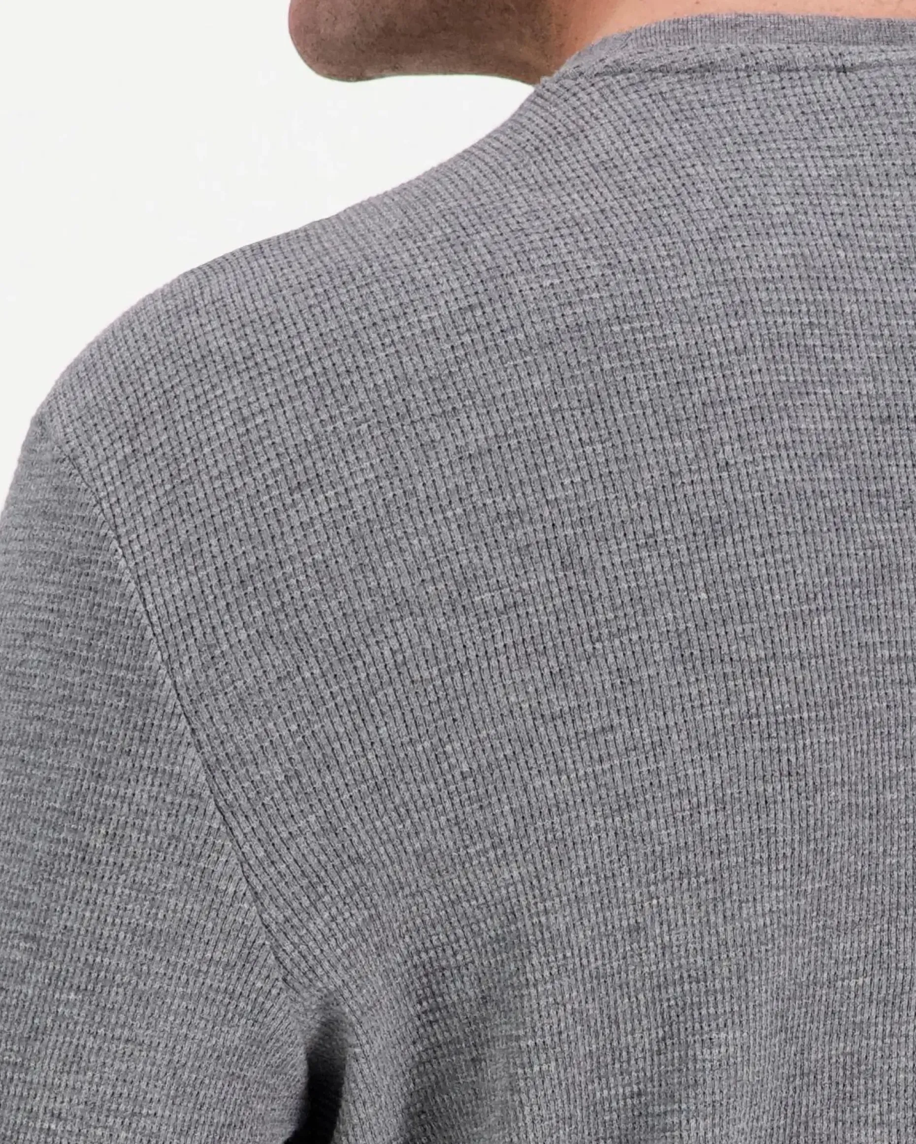 Calvin Klein Jeans Ls waffle badge crewnk tee t-paita
