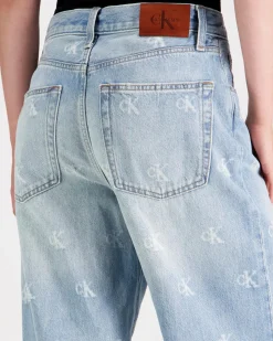 Calvin Klein Jeans Th wd lg ck dstrssd farkut
