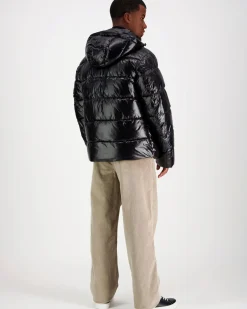 Calvin Klein Ls glossy channeled puffertakki