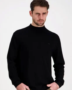Calvin Klein Ls merino mock neck swtr neule