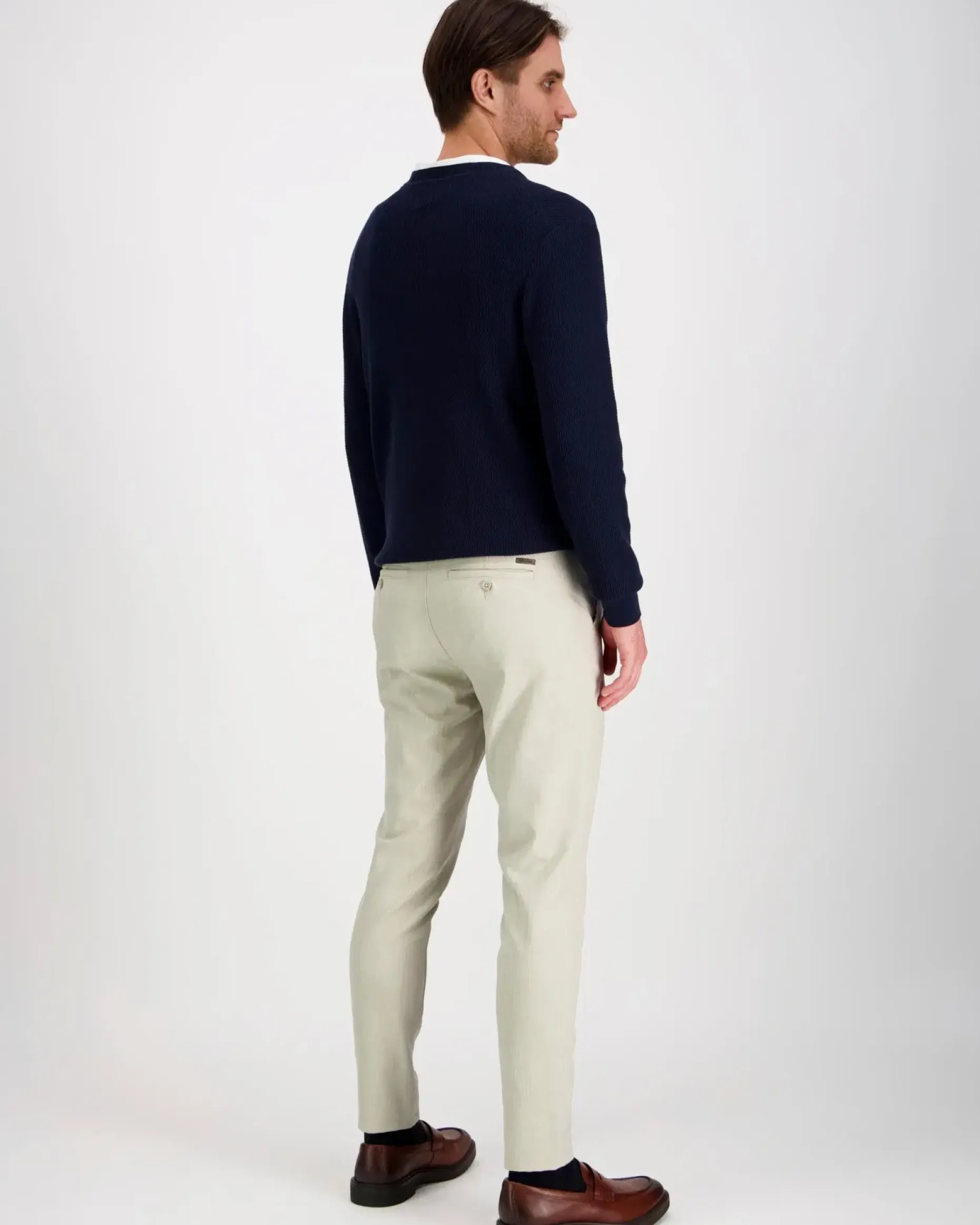 Calvin Klein Ls texture cttn crewnk sweater neule