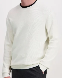 Calvin Klein Ls txtr cttn crwnk s neule