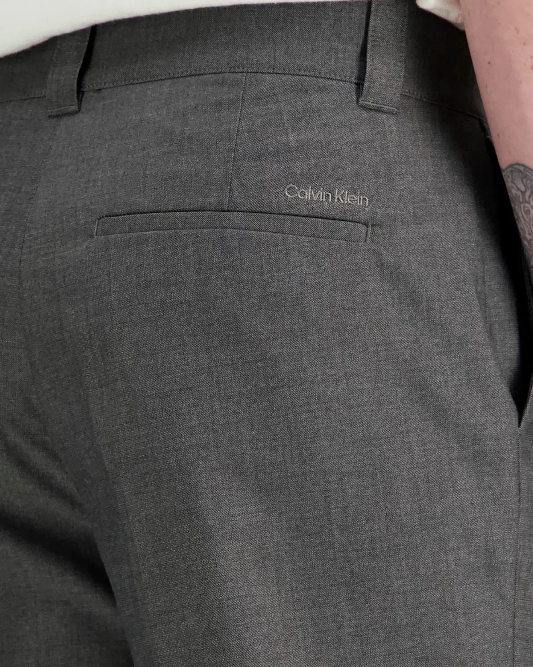 Calvin Klein 90s straight viscose blend housut