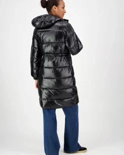 Calvin Klein Shine pitkä puffer takki