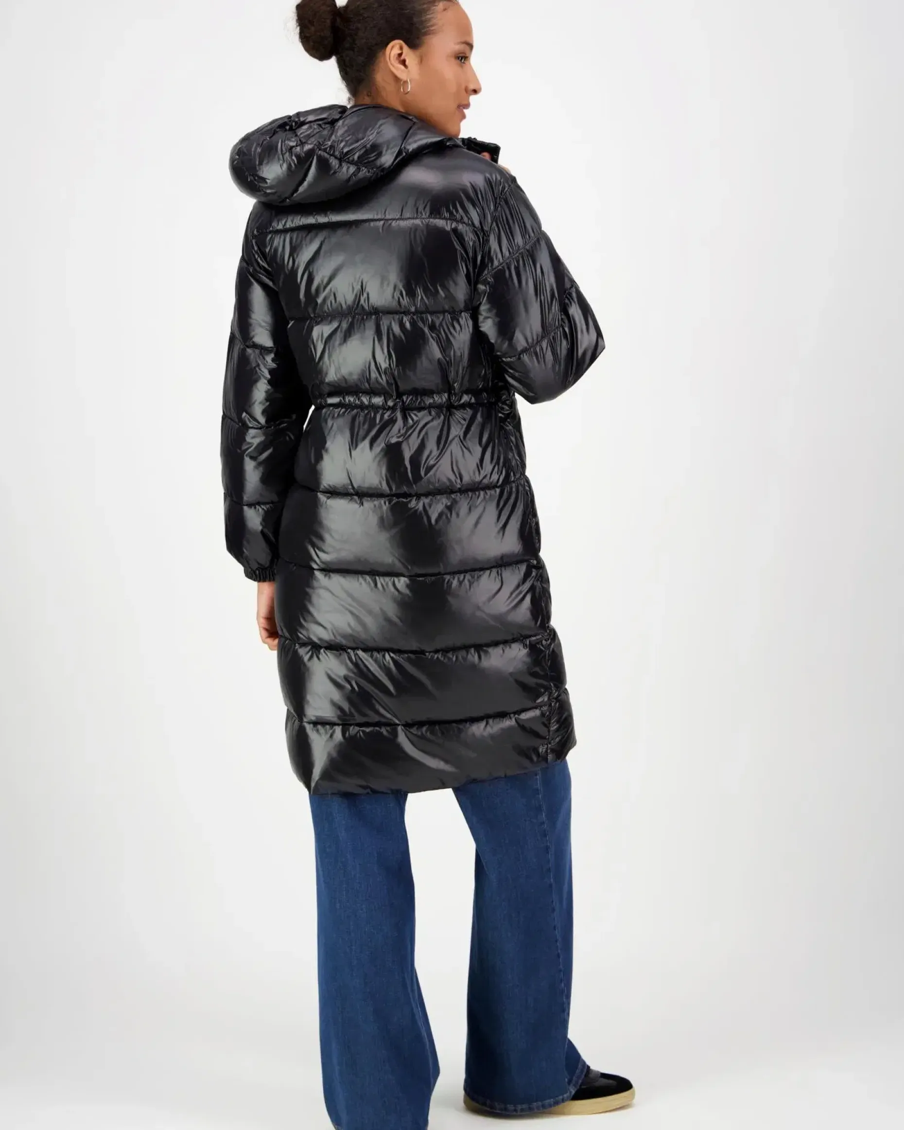 Calvin Klein Shine pitkä puffer takki