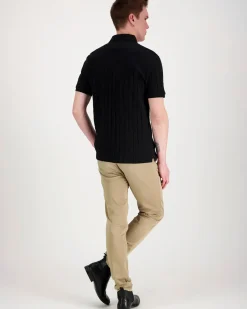 Calvin Klein Ss dbl mercerized emblem jacquard pikee