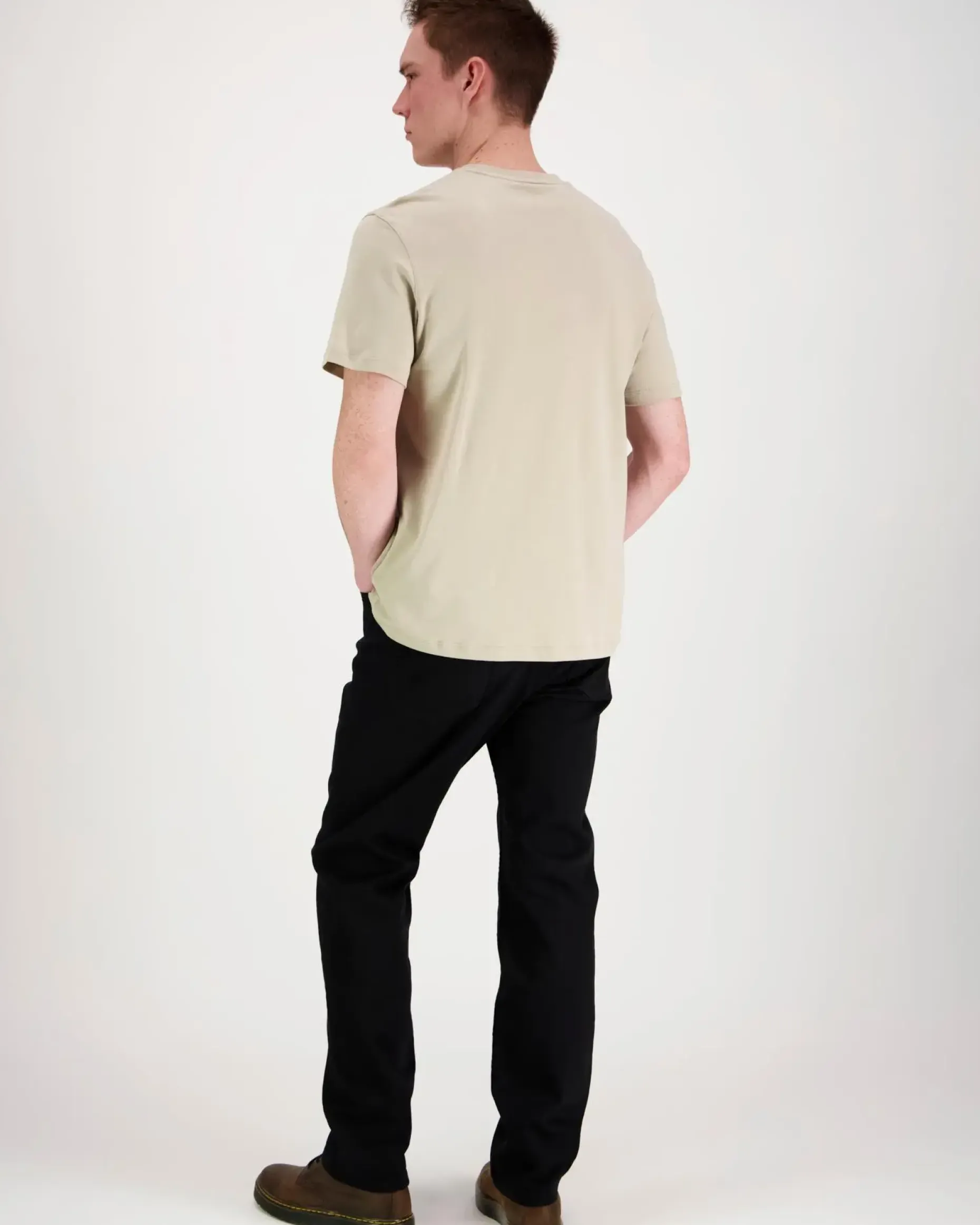 Calvin Klein Ss supima chest emb crewneck t-paita