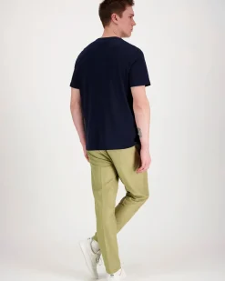 Calvin Klein Ss supima chest emb crewneck t-paita