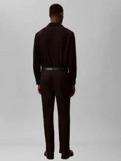 Calvin Klein Tapered pltd sateen chino housut