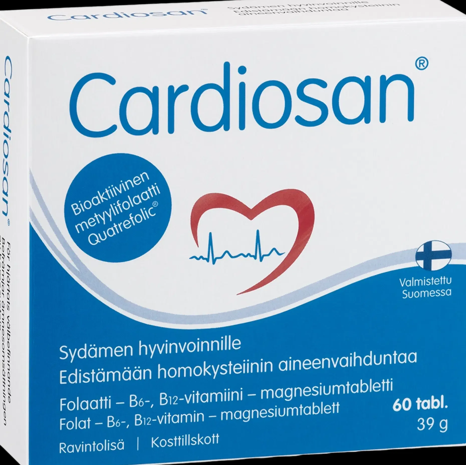 Cardiosan Folaatti-vitamiini-magnesiumtabletti 60 tabl