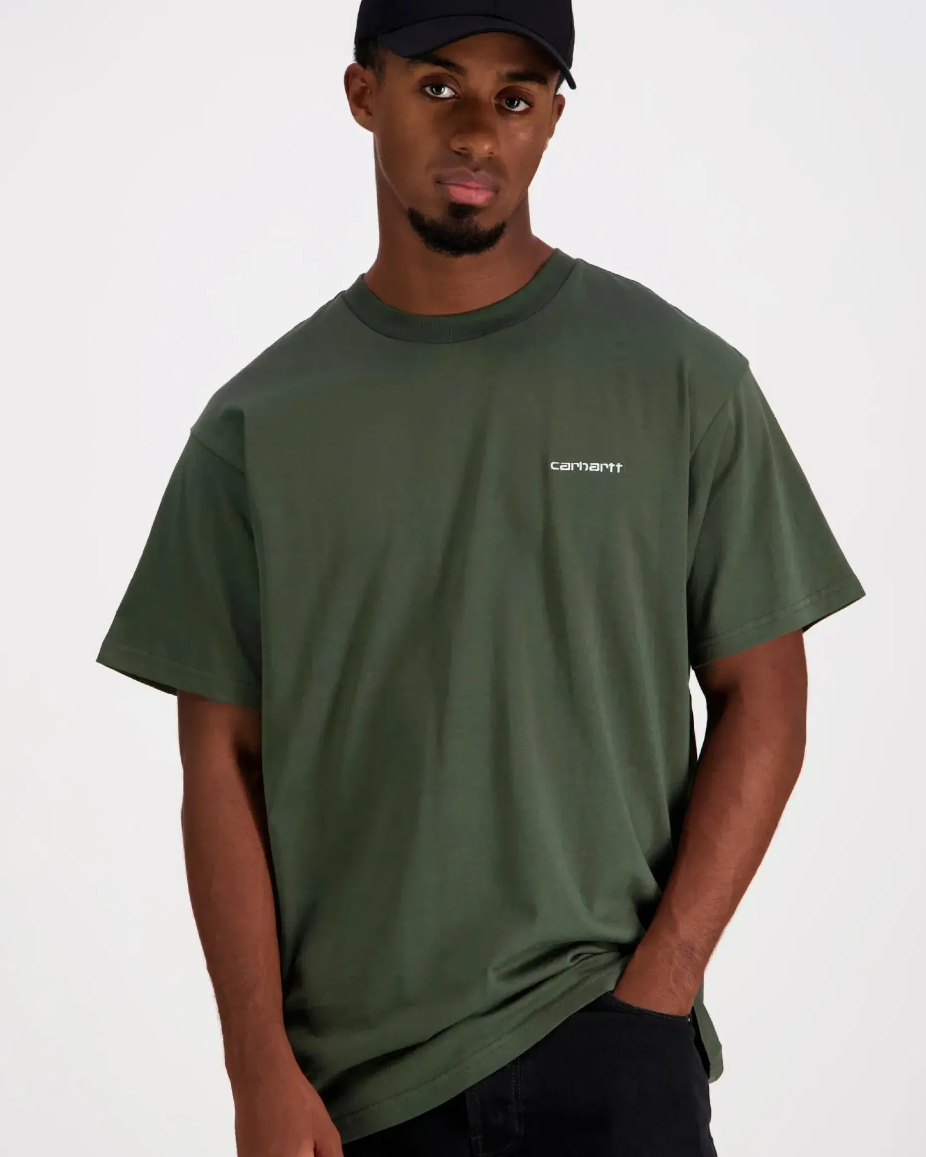 Carhartt WIP S/s script embroidery t-paita