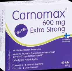 Carnomax 600 mg Extra Strong karnosiinitabletti 60 tabl