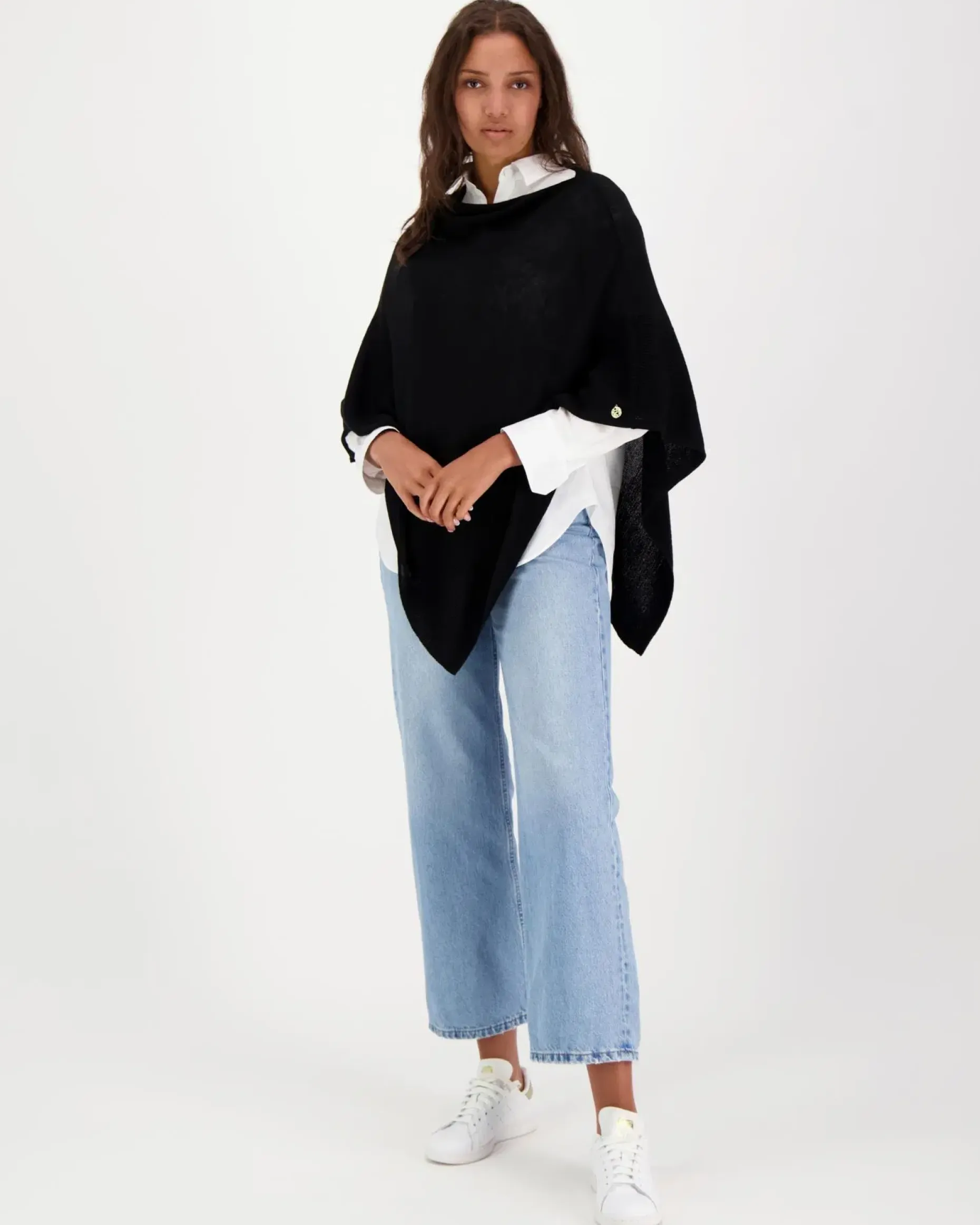 Claire Paige Easy care merinovilla poncho