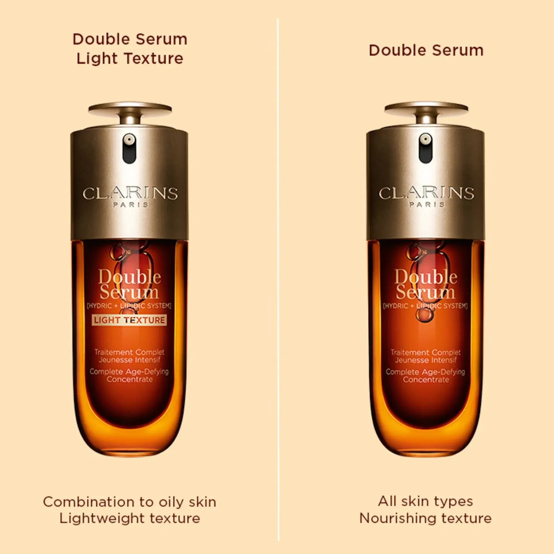 Clarins DOUBLE SERUM Light Texture seerumi 50ml