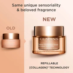 CLARINS Extra-Firming Day cream all skin types refill päivävoide täyttöpakkaus 50 ml