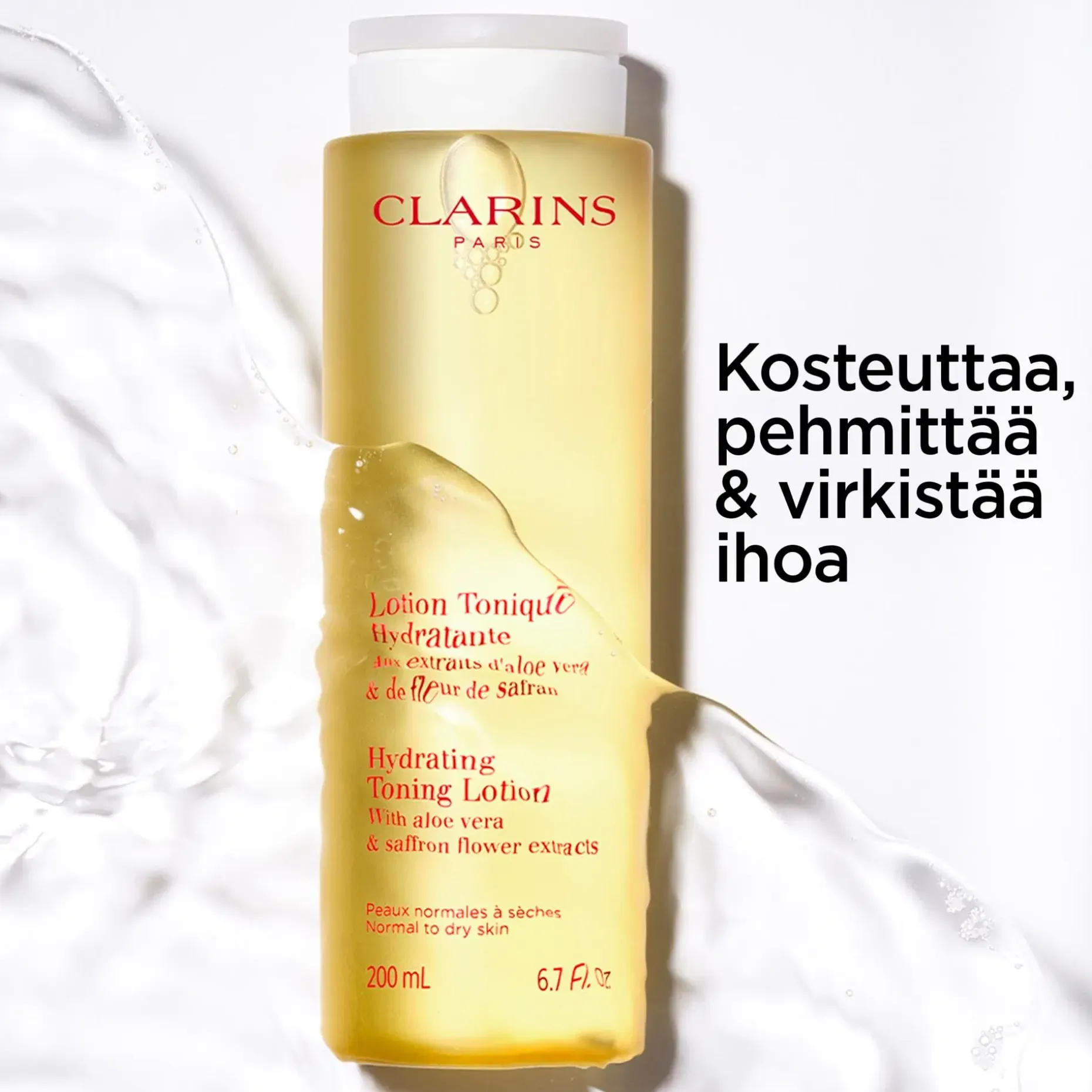 Clarins Hydrating Toning Lotion kosteuttava kasvovesi täyttöpakkaus 400 ml